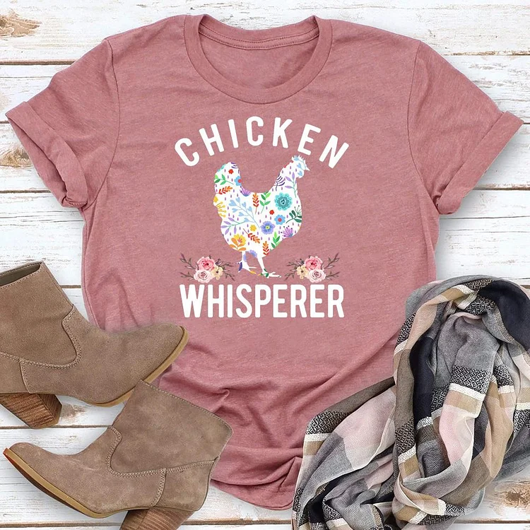 Chicken whisperer Village LifeRetro Tee -05768