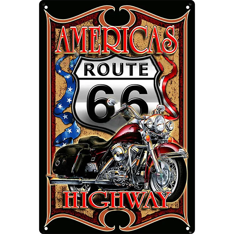 Motorcycle Garage Pin-Up Girl - Vintage Tin Signs/Wooden Signs 8*12Inch/12*16Inch