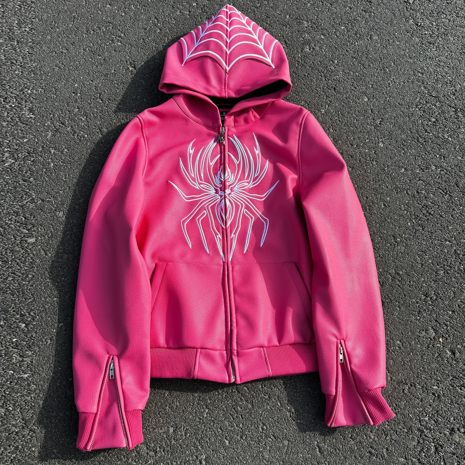 Multi-zip y2k style oversized hoodie