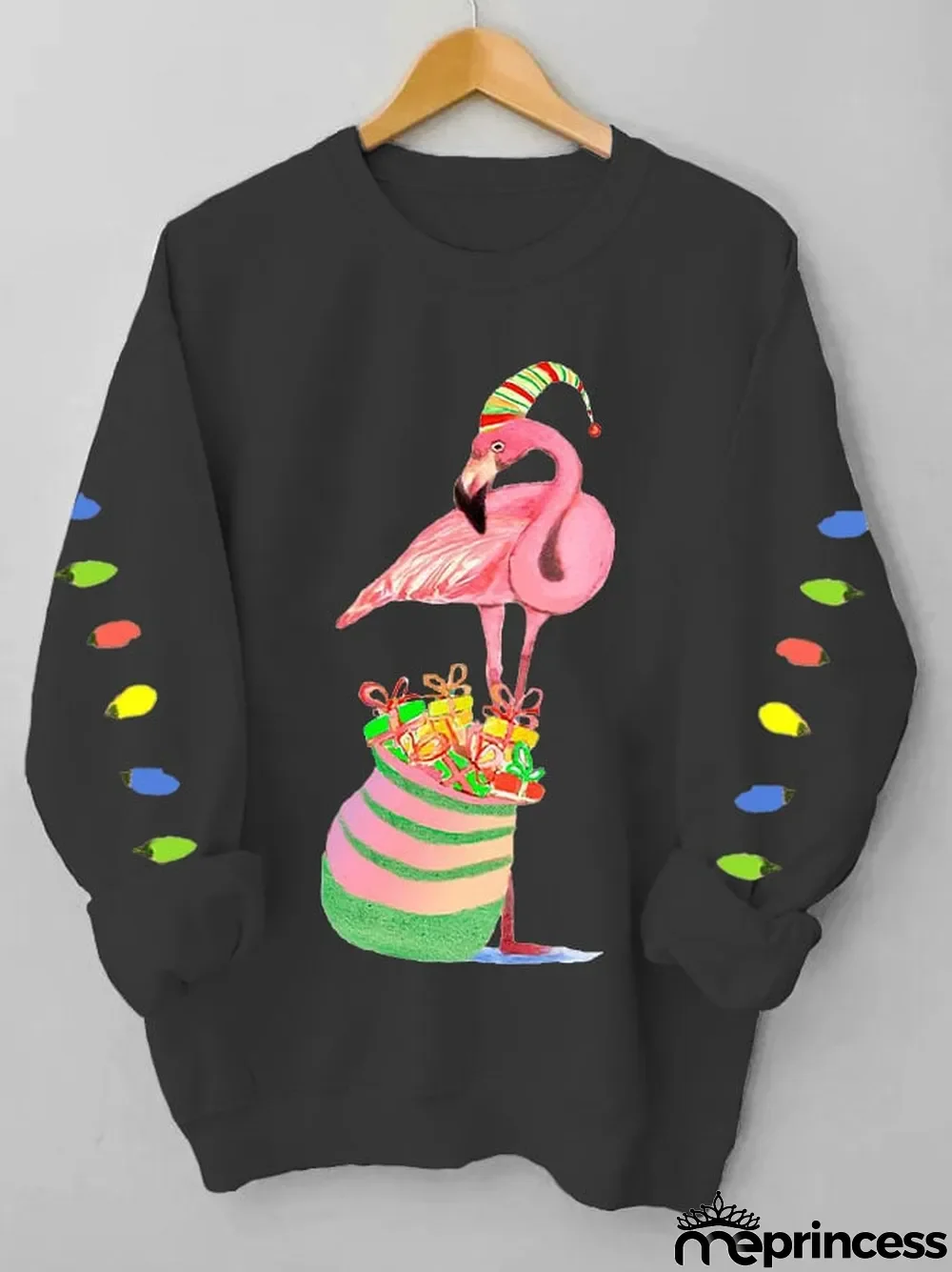 Women's Christmas Flamingo Sweatshirt