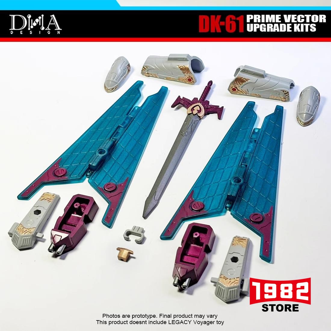 DNA DK61 DK-61 Legacy United C Edition Primus Vector Upgrade Kits Action Figure with China Exclusive Bonus for Voyager Class Transformers Fans