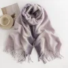 Gradient Colors Autumn Winter Women's Shawl Scarf