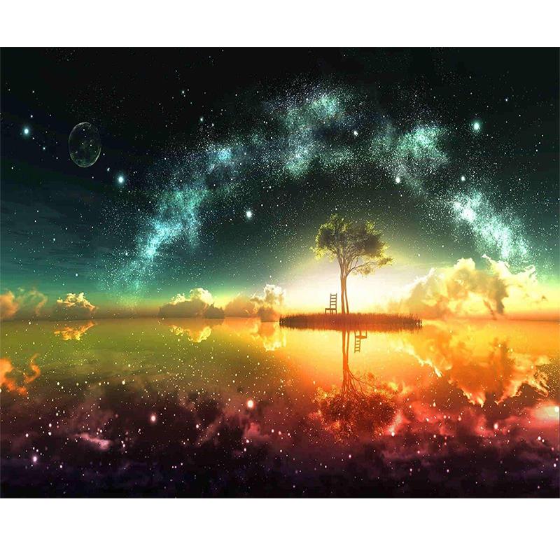 Star Tree | Full Round Diamond Painting Kits