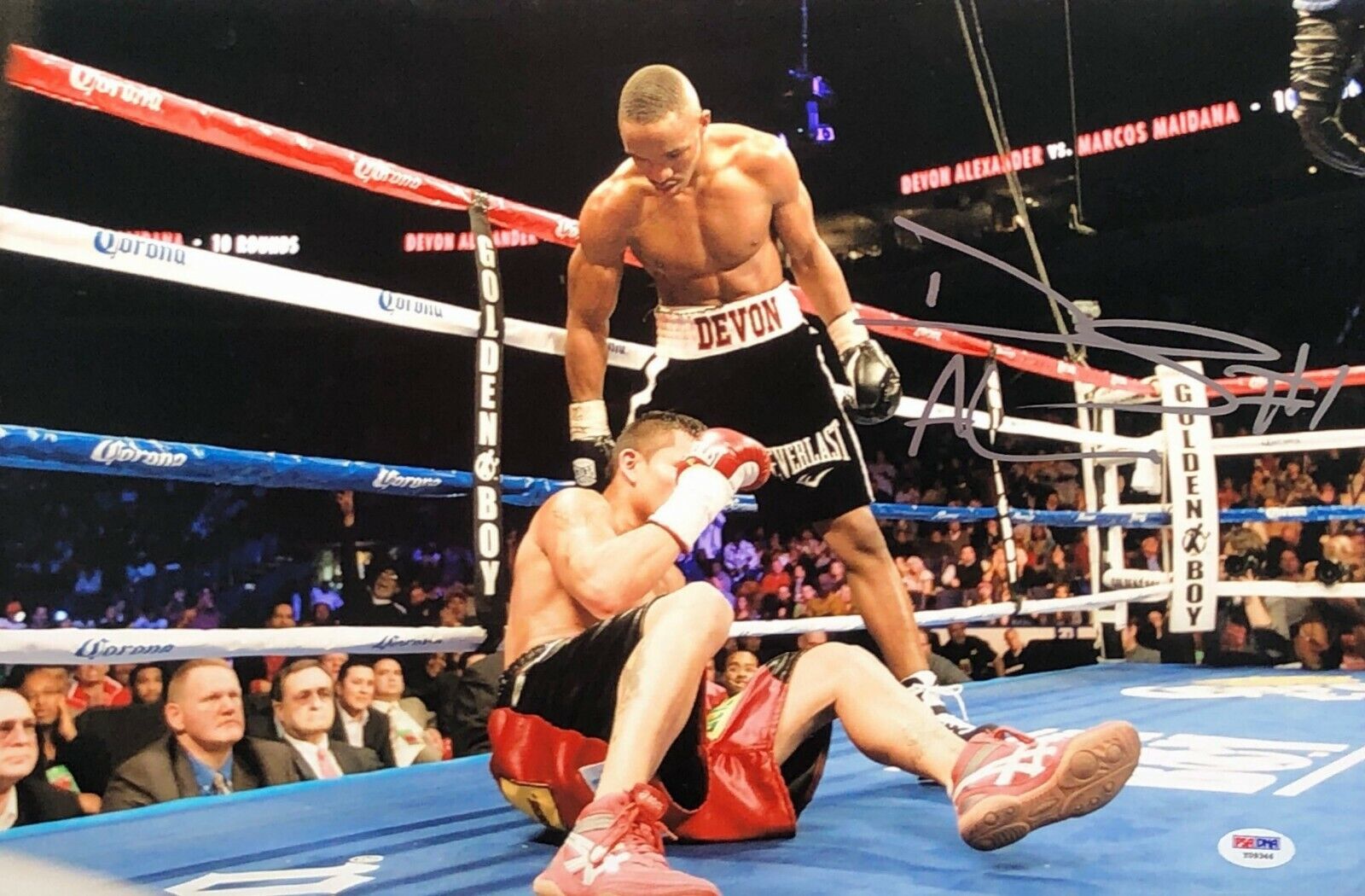 Devon Alexander Signed Boxing 12x18 Photo Poster painting *The Great PSA Y09346