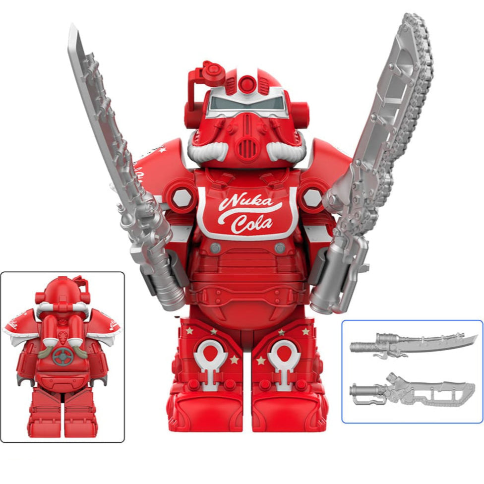 Nuka T-51 Power Armor Custom Fallout Minifigure Minifigure Bricks monstertoys