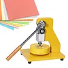 [US Local Warehouse] Circle Sampler Cutter for Film Paper Cloth 90x8MM Die Cutting Machine Manual Round Sample GSM Cut Machine for Fabric Rubber Leather Carpet Paper Foam
