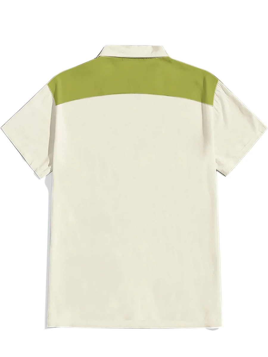 Men's Roadrunner Cactus Cowboy Print 100% Cotton Shirt