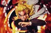 Kyojuro Rengoku with LED - Demon Slayer: Kimetsu no Yaiba Resin Statue - Crossroad Studios [In Stock]