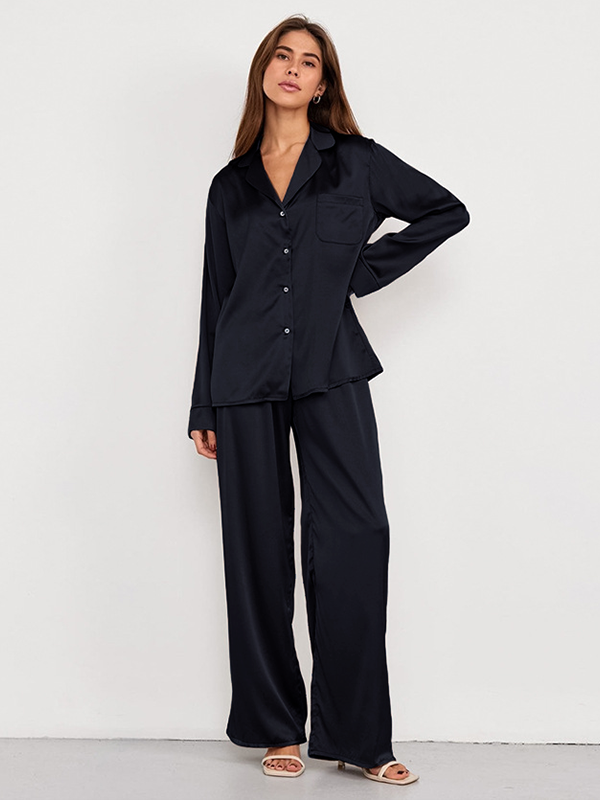 22 Momme Long Sleeve Silk Pajamas