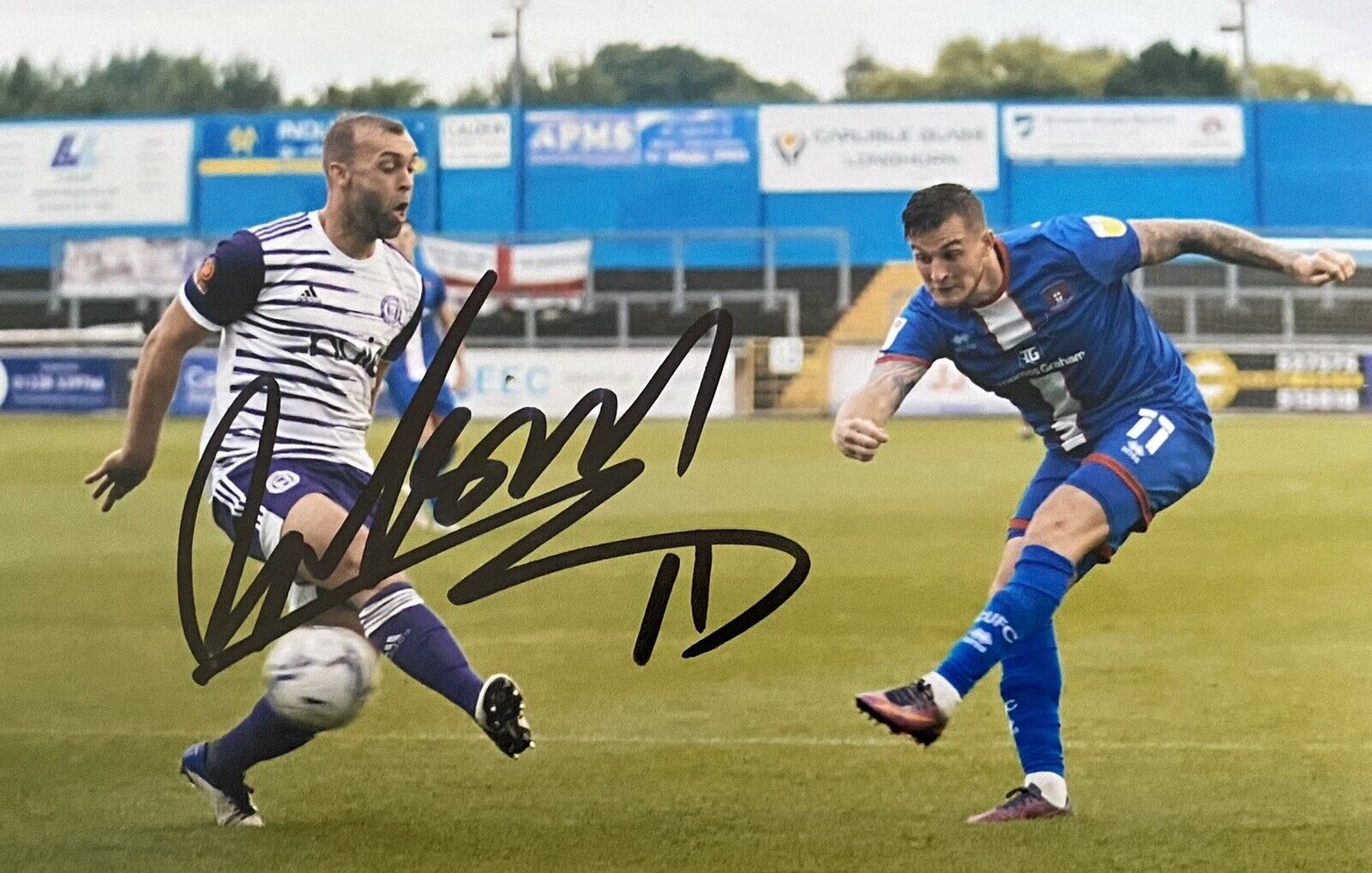 Ben Dickenson Genuine Hand Signed Carlisle United 6X4 Photo Poster painting