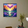 Diamond Painting -DIY Round Drill Partial AB Colorful Scenery(45x45 CM)