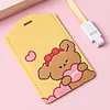 8PCS Adorable Cartoon Kids ID Bus School Card Cover Hanging Badge