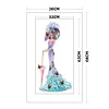 (Multi-Style) Noble Lady-14CT Counted Cross Stitch 36*66cm/14.17*25.98in