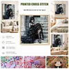 Gothic Queen Full 11CT DIY Stamped Cross Stitch Kits Needlework Embroidery Kit 17.72x17.72inch Cross Stitch Art and Crafts Kits for Beginners Adults Home Decor tapestrymarket