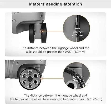 Lakiso  Luggage Compartment Wheel Protection Cover