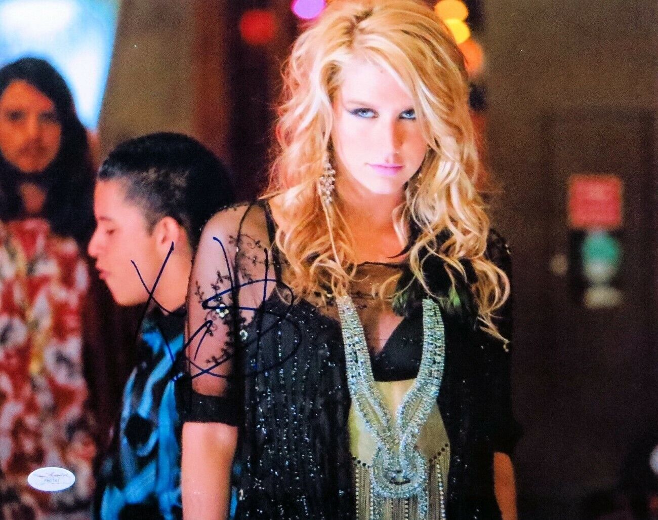 Kesha Ke$ha Signed Autographed 11X14 Photo Poster painting Gorgeous Sexy Blonde JSA F60741