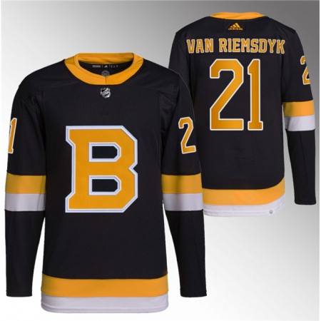 Men's Boston Bruins #21 James van Riemsdyk Black Home  Stitched Jersey