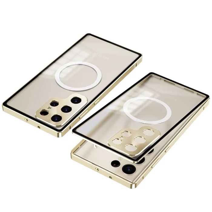 Samsung S25U Metal Magnetic Half-cover Anti-fall Protective Cover