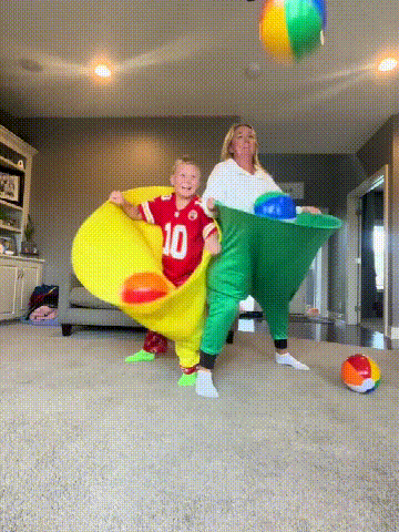 Granny pants game in action