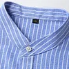  Gioiacombo&trade; Camicia a maniche lunghe a righe casual da uomo