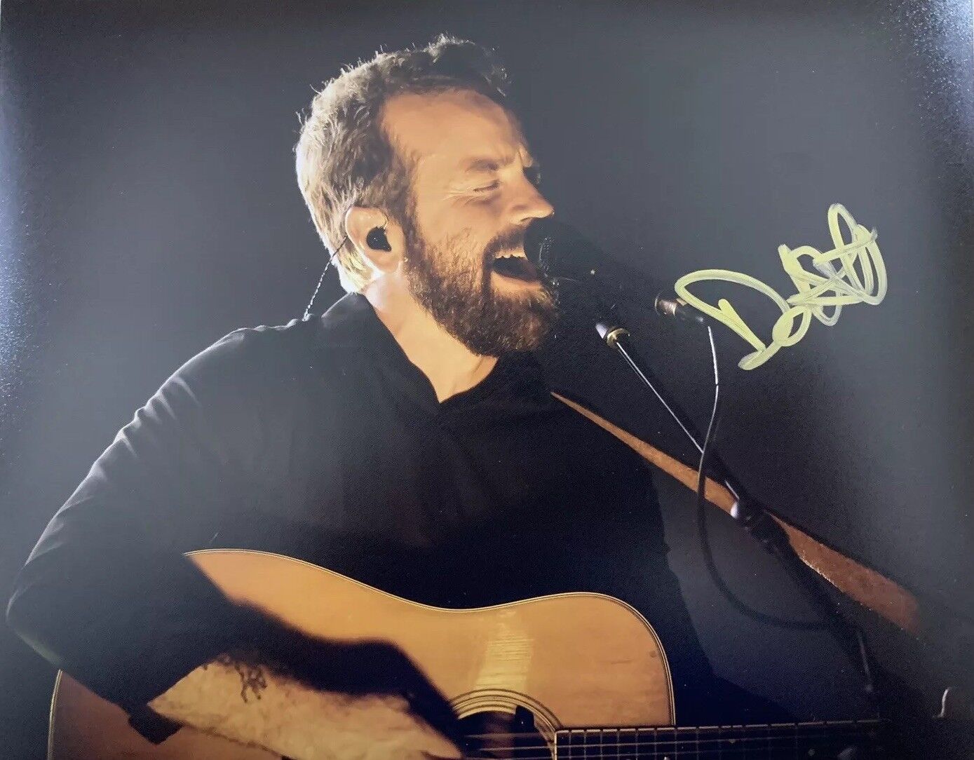 DAVE SIMONETT HAND SIGNED 8x10 Photo Poster painting TRAMPLED BY TURTLES AUTOGRAPH BLUEGRASS