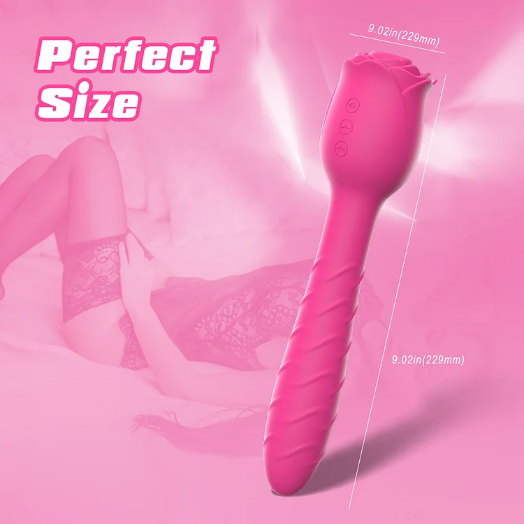 Rose Vibrator With Handle