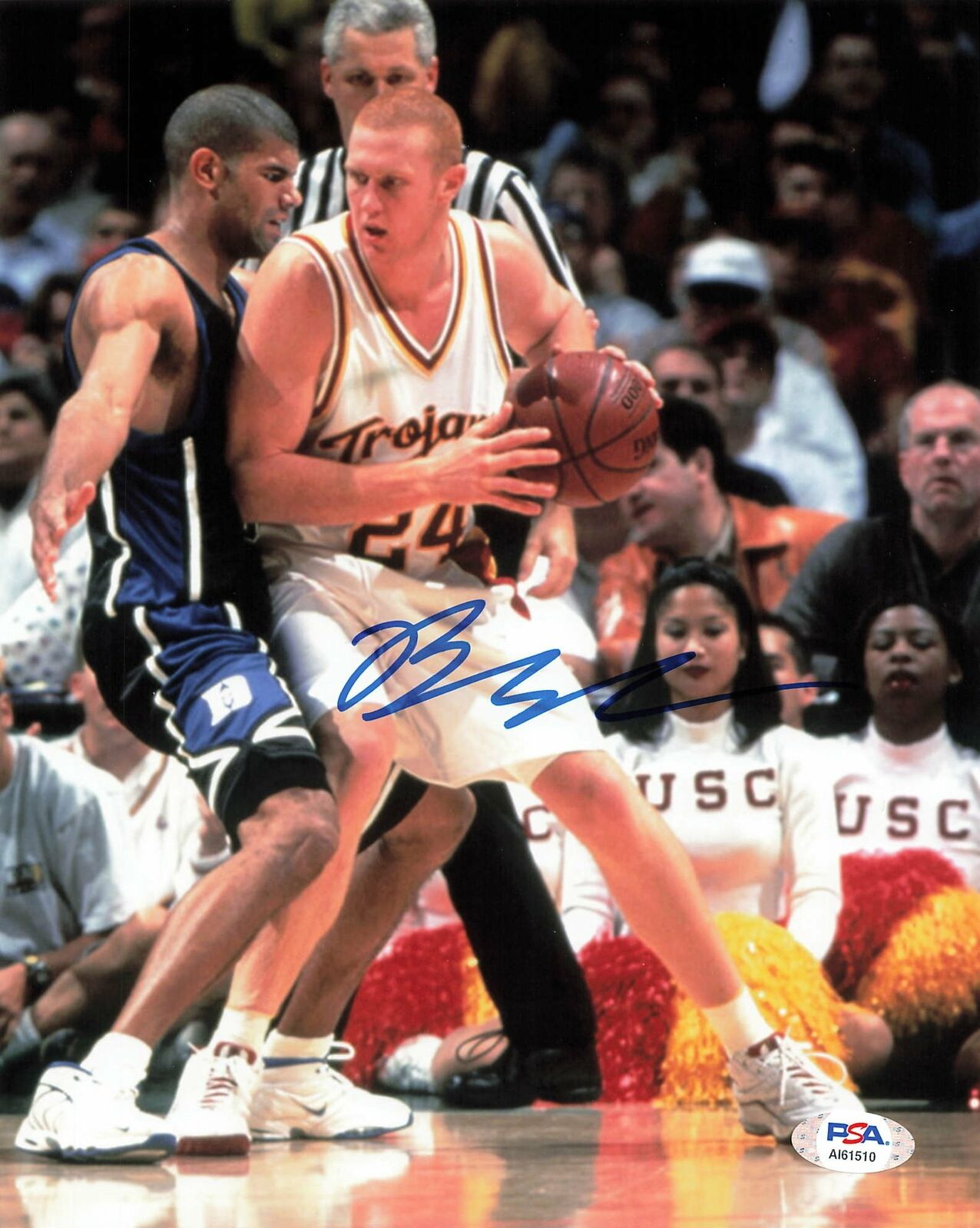 Brian Scalabrine signed 8x10 Photo Poster painting PSA/DNA USC Trojans Autographed