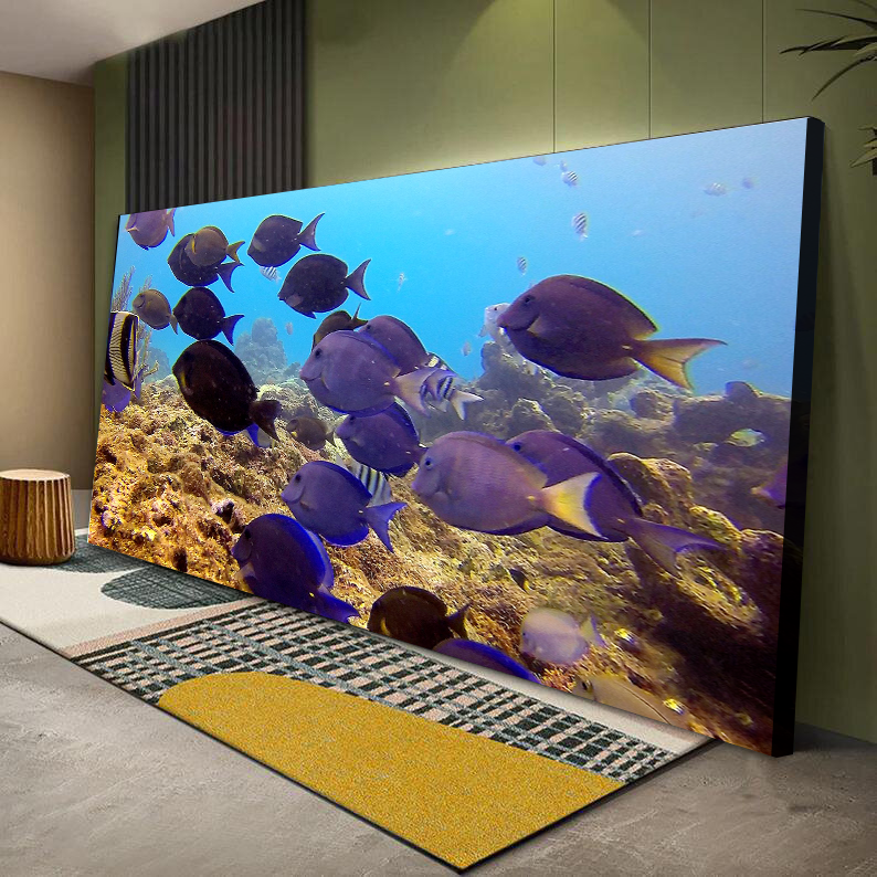 Fish sea view Canvas Wall Art