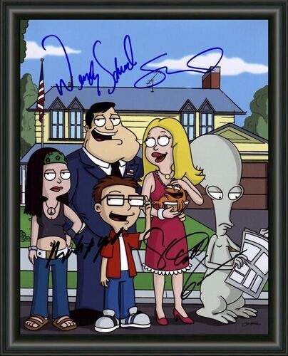 AMERICAN DAD TV SERIES - CAST AUTOGRAPH - SIGNED A4 Photo Poster painting POSTER  POSTAGE