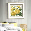Flower-11CT Stamped Cross Stitch Kit(21*21cm)