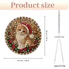 Xmas cat DIY Diamond Painting Kit 20cm for Adults