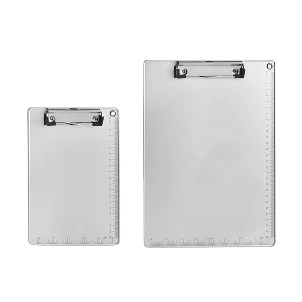 

Aluminum Alloy Clipboard Writing Board Clip File Folder Document Holder, A4, 501 Original