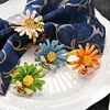 Colorful Sunflower Daisy Catering Napkin Ring