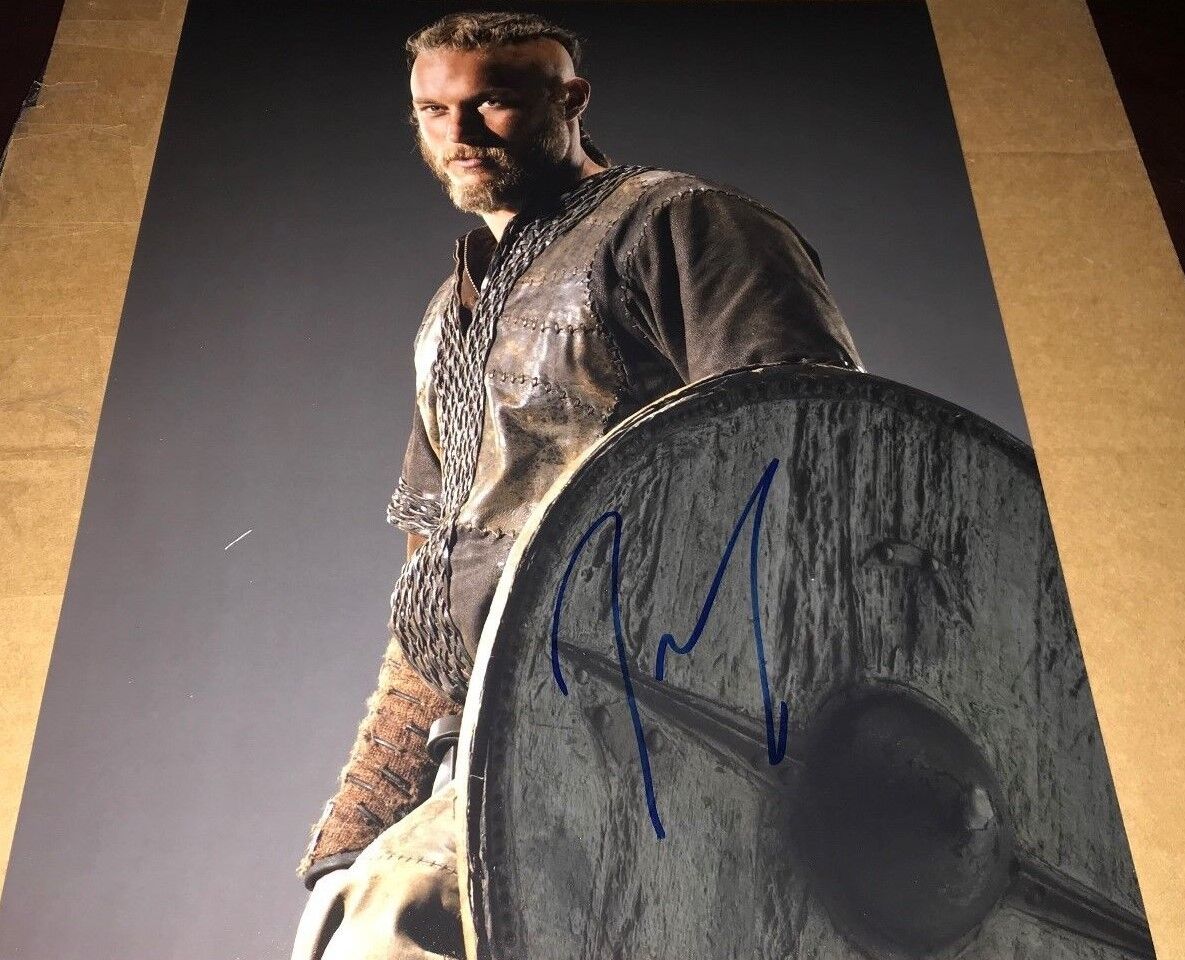 Travis Fimmel Vikings Actor Hand Signed 11x14 Autographed Photo Poster painting COA 3