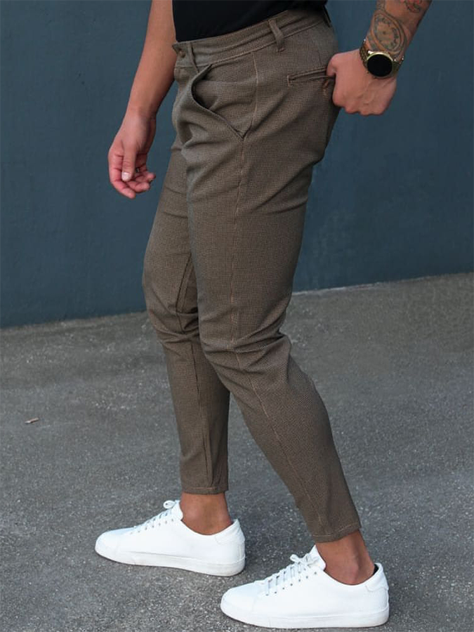 Men's Brown Casual Pants