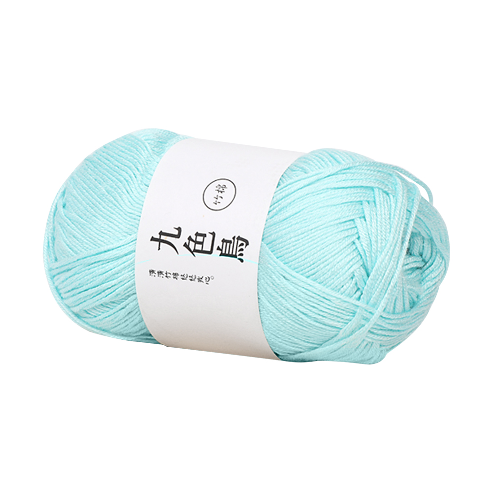 1 Roll 6 Strands Tencel Bamboo Cotton Rope Baby Knitwear Crochet Twine Yarn