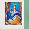 Diamond Painting-DIY Full Round Drill Lighthouse