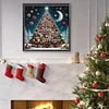 Weihnachtsbaum - runder Bohrer Diamantmalerei - 50*50cm