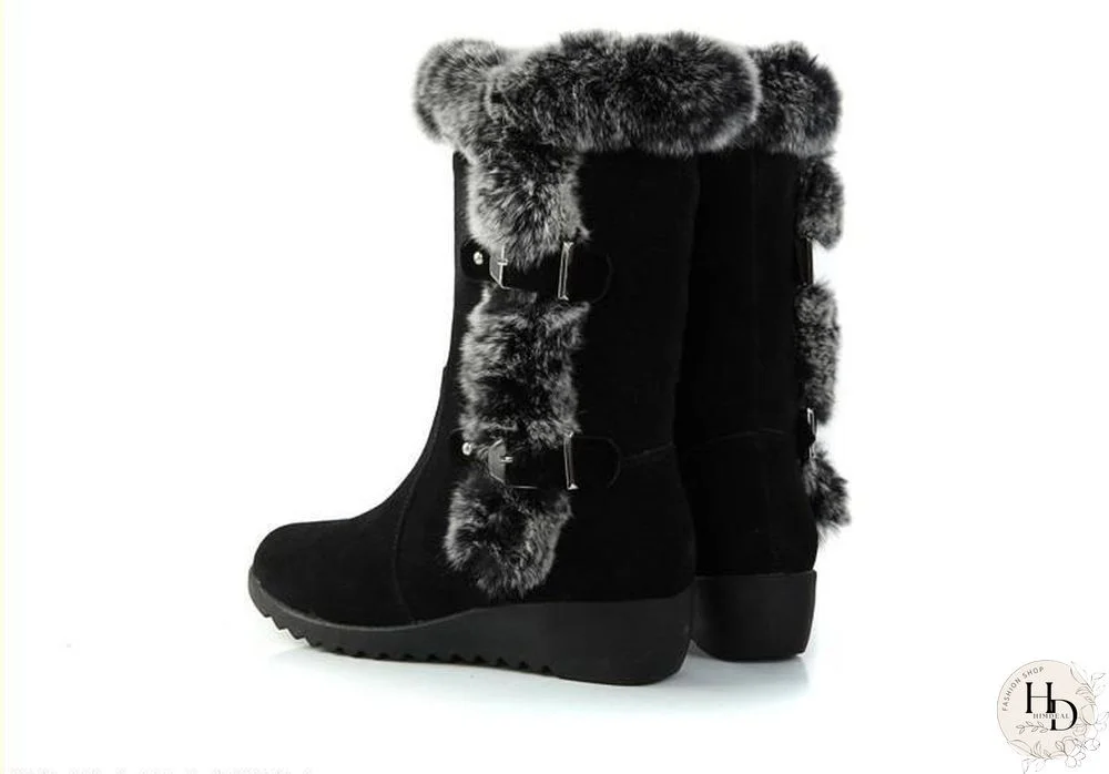 Women Warm Boots With Plush