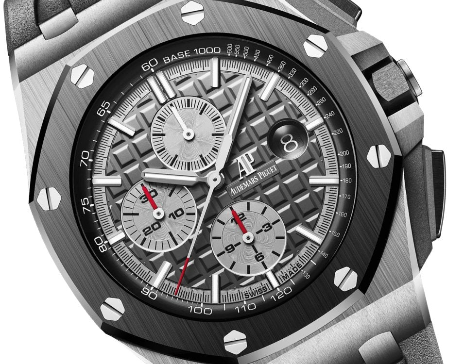 Samonatahovací chronograf Audemars Piguet Royal Oak Offshore/ titan/ – WatchesOff5th