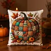 Pumpkin Pillow Cover Kit with Pattern 11CT Stamped Cross Stitch Pillowcase 45*45cm