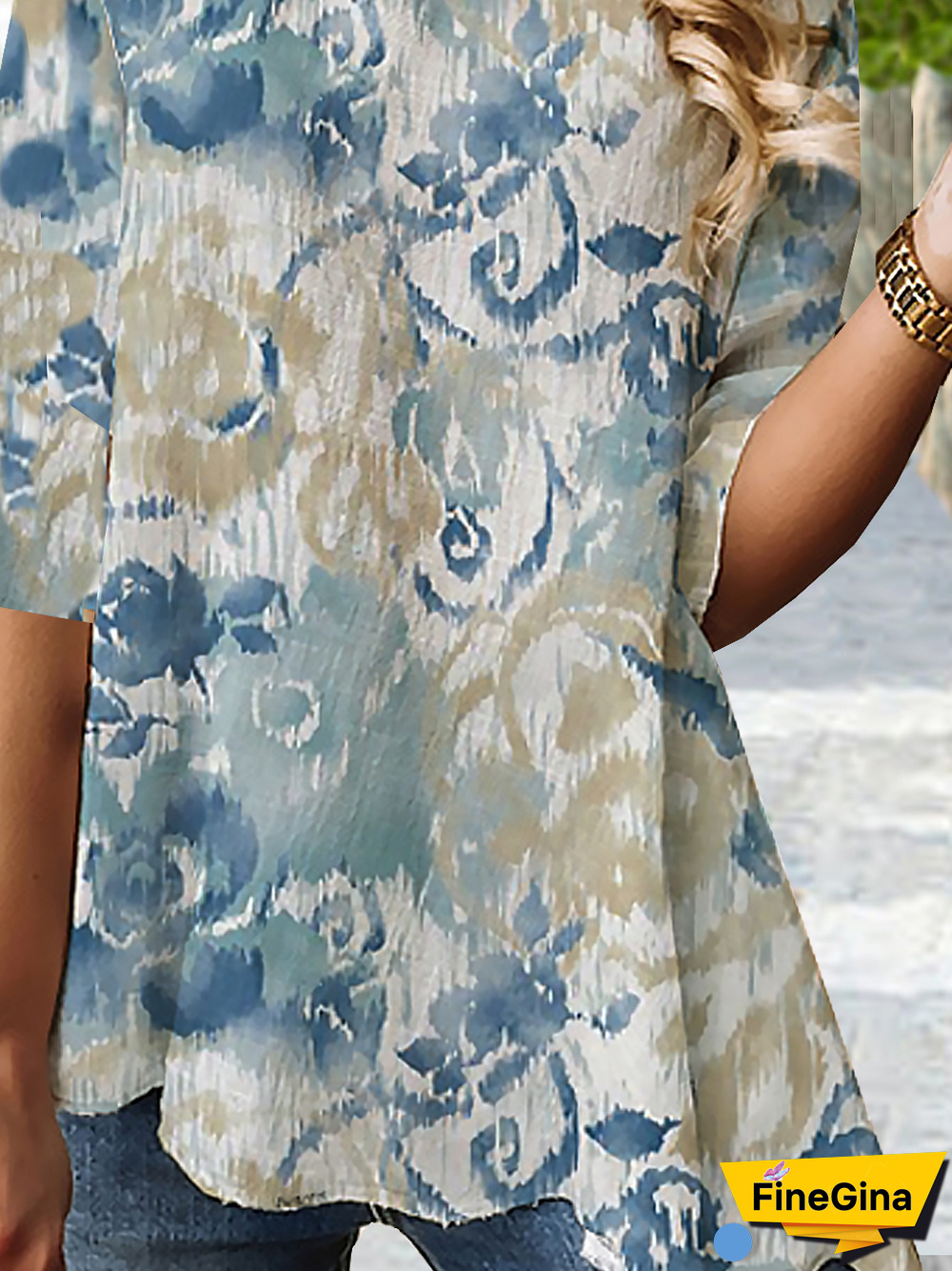 Casual Crew Neck Tops