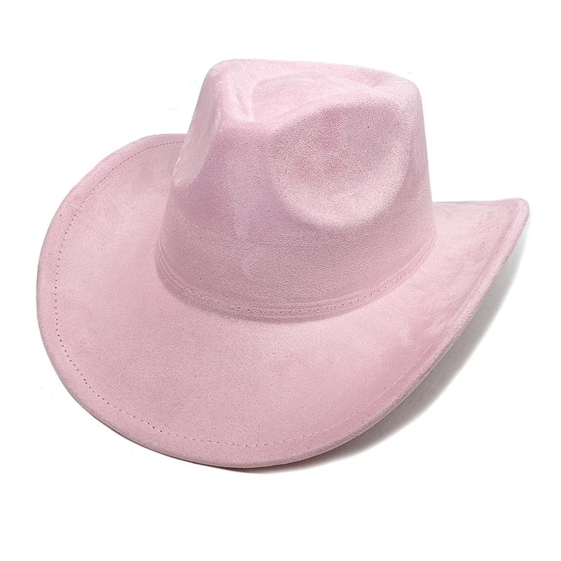 Women’s Classic Style Solid Color Flat Eaves Fedora Hat