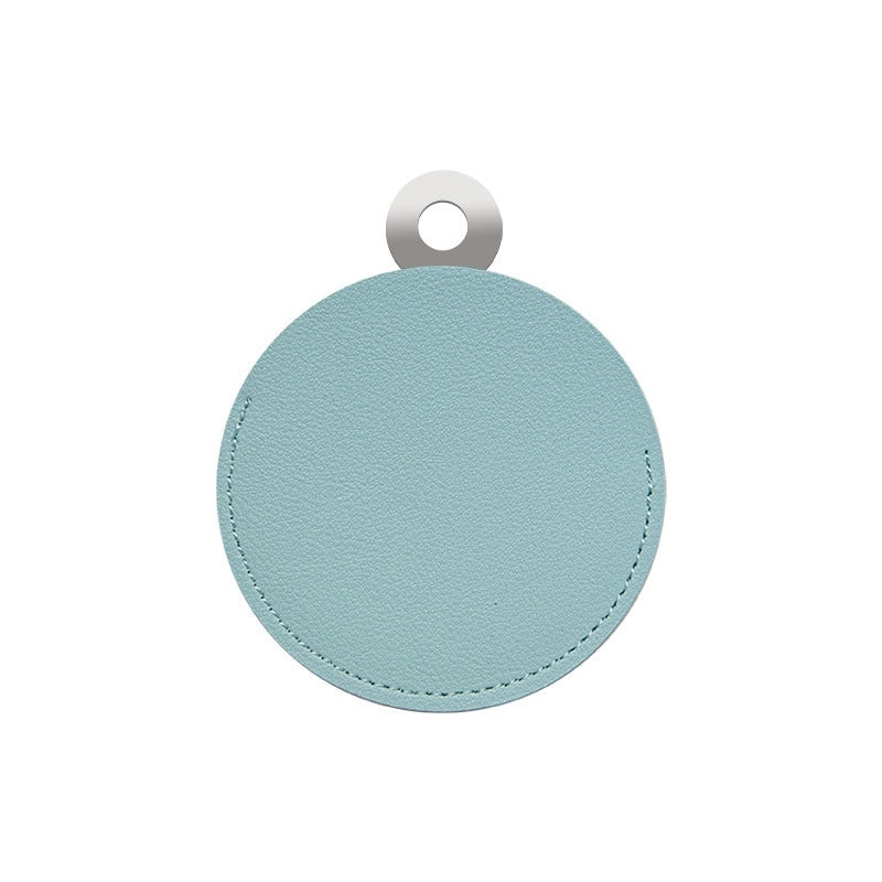 Minimalist Solid Color Pu Leather Mirror 1 Piece