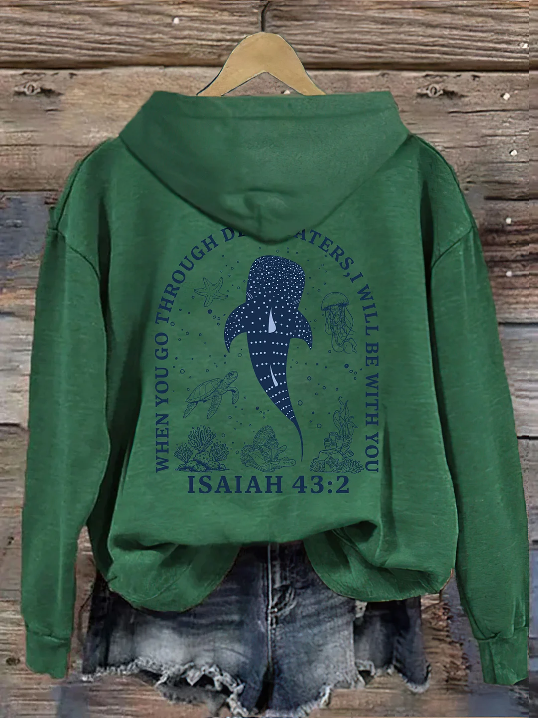 When You Go Through Deep Waters Hoodie