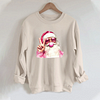 Retro Santa Christmas Blowing Bubble Sweatshirt