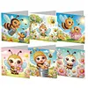 6Pcs abeilles-bricolage carte de voeux