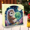 Acrylic Hedgehog Diamond Painting Napkin Rack Diamond Art Paper Towel Holder