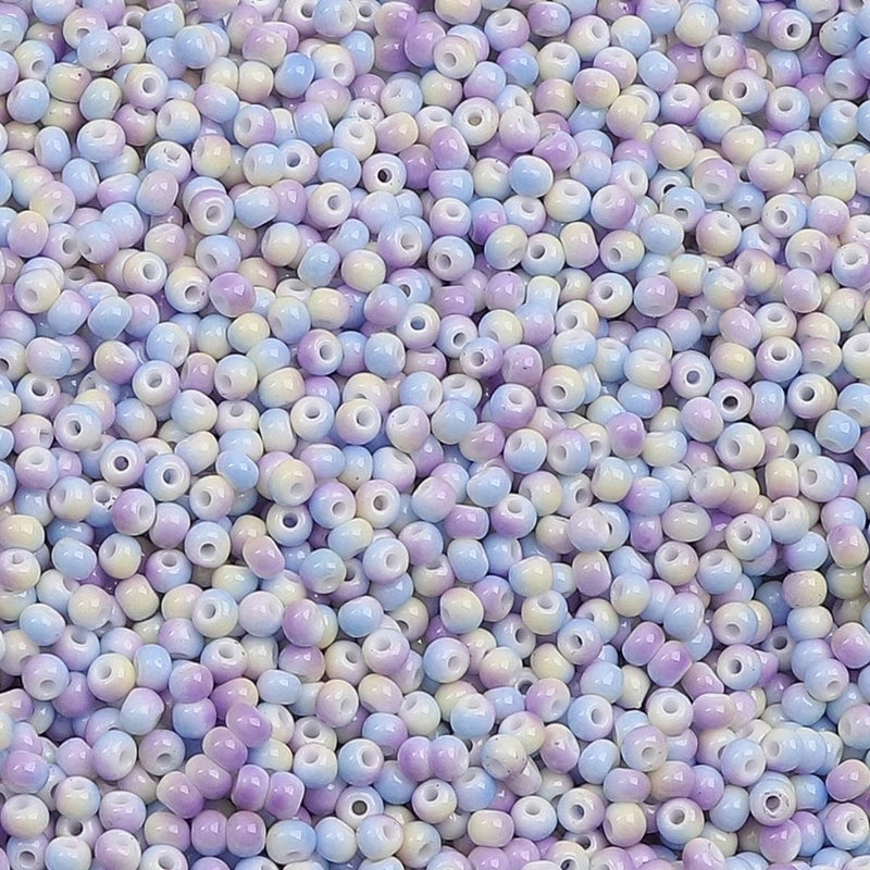 1 Set Glass Gradient Color Beads