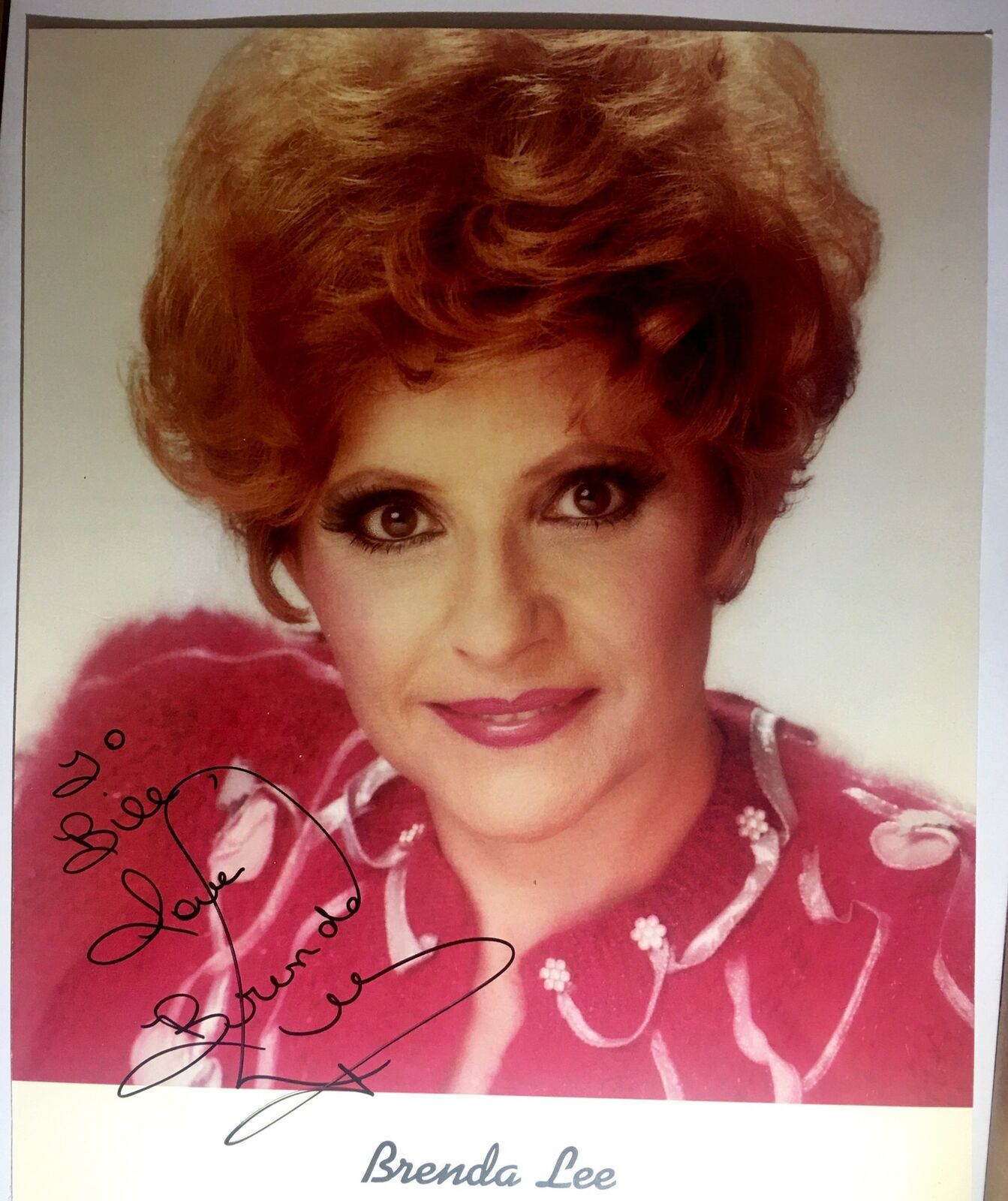 Brenda Lee Signed 8x10 Photo Poster painting Country Music Rockin Around the Christmas Tree Auto